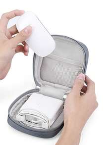 Túi lưu trữ cáp dữ liệu 5 inch - Xám - Xem 2