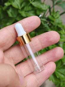 5 peças 5ml vidro transparente Conta-gotas viajar por aromaterapia perfume & cutícula Óleo vazio Garrafa