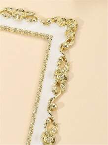 1pc European Style Rose Flower Switch Sticker, Double Switch Cover, Wall Decal, Suitable For Halloween, Christmas, And Home Decor - White - View 7