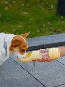 1 pieza Botella de viaje para mascotas portátil de color al azar para perro para exterior - Multicolor - Ver 2