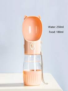 1 pieza Botella de viaje para mascotas portátil de color al azar para perro para exterior - Multicolor - Ver 4