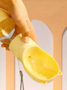 1 pieza Botella de viaje para mascotas portátil de color al azar para perro para exterior - Multicolor - Ver 3