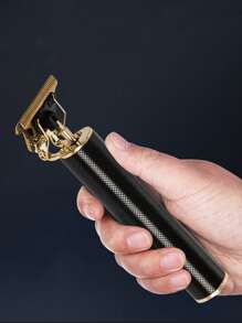 1入組鋅合金理髮器現代主義雙色家用理髮器 - 黑色 - 查看 6