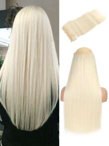 Clip In Long Straight Synthetic Hair Extension