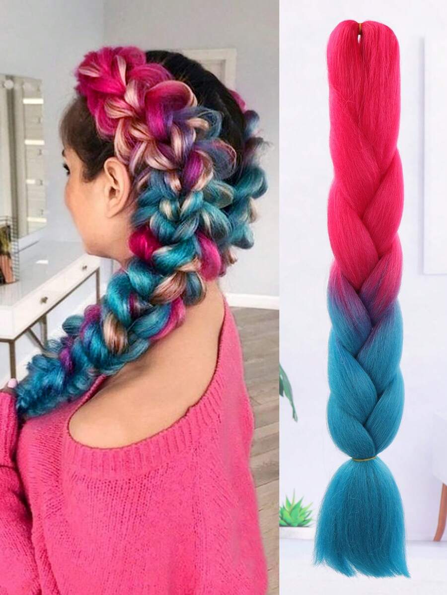 Bím tóc tổng hợp dài - Nhiều màu - Xem 1