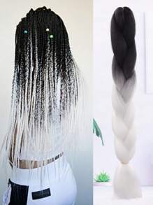 Trenza de pelo sintético largo - Multicolor - Ver 1