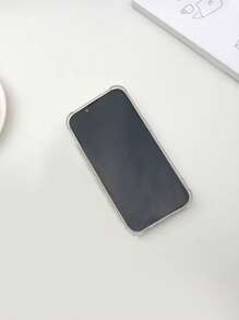 Funda de espejo para teléfono con estampado floral y flor con colgante para teléfono - Multicolor - Ver 2