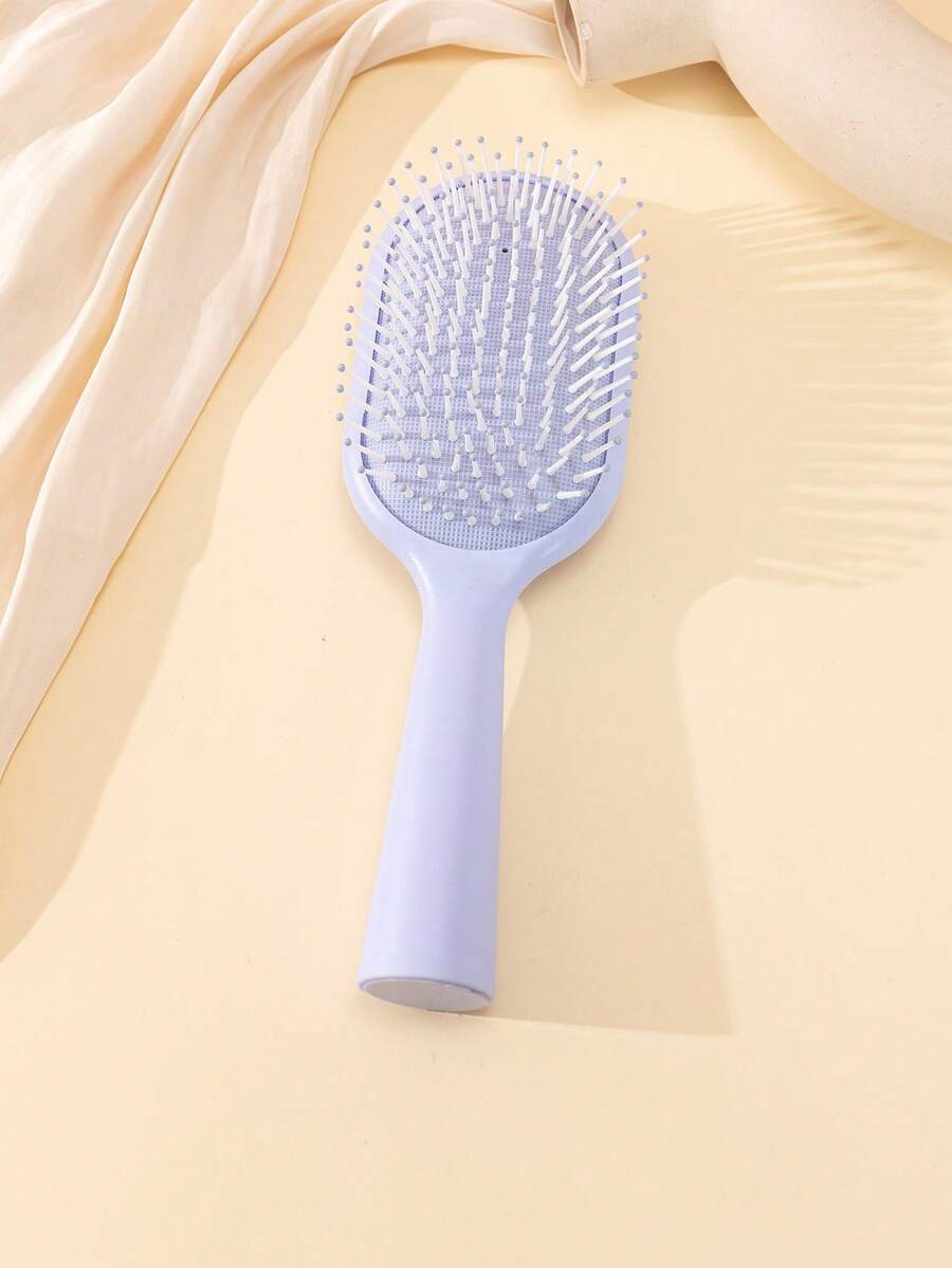 Cepillo de pelo de cojín unicolor - Morado - Ver 1