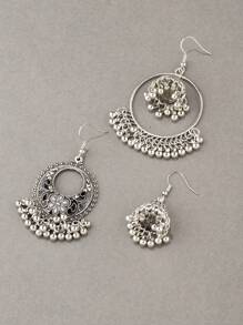 مجموعة 3 أزواج من حلقات الأذن الساقطة للزينة اليومية للنساء