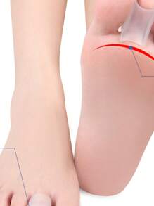 Toe Separators For Women And Men, Yoga Toes, Silicone Toe Spacers, Toes Spreaders For Feet, Toe Separators For Overlapping Toes, Foot Care Tools(2 Count) - White - View 5