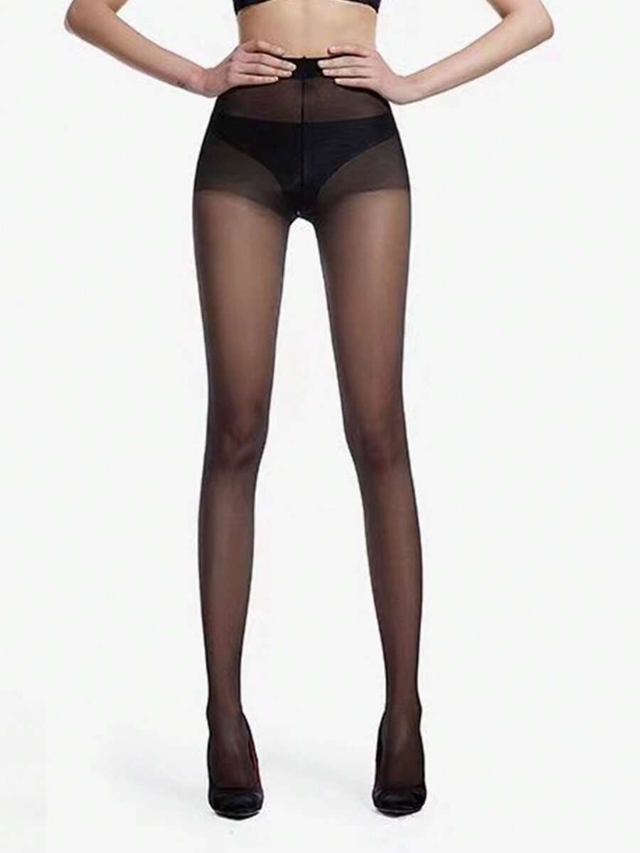 1 đôi quần bó thường ngày cho nữ cho mùa hè - màu đen - Xem 1