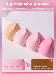 4pcs Makeup Sponge For Women Make Up Use - Multicolor - View 5