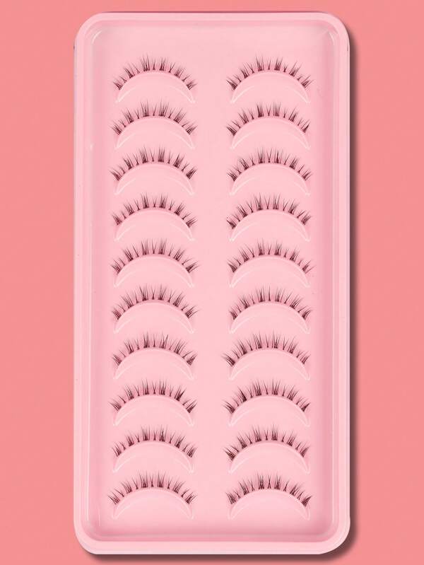 10pairs Natural Lower False Eyelashes