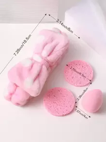 4pcs Makeup Sponge For Women Make Up Use - Multicolor - View 7
