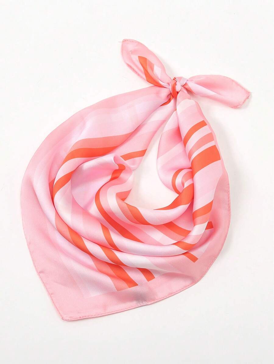 1 khăn rằn sọc thời trang cho nữ để trang trí hàng ngày - Nhiều màu - Xem 1