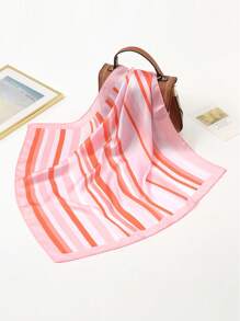 1 khăn rằn sọc thời trang cho nữ để trang trí hàng ngày - Nhiều màu - Xem 2