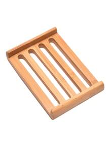 Tempat Sabun Bambu 1pc, Tempat Sabun Minimalis Untuk Rumah - Kuning - View 2