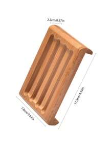 Tempat Sabun Bambu 1pc, Tempat Sabun Minimalis Untuk Rumah - Kuning - View 4