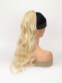 Long Curly Ponytail Synthetic Hair Extension - Multicolor - View 5