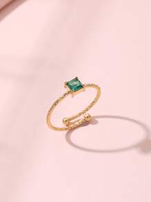 1 cái Thời Trang Đính Đá Cubic Zirconia Vòng Tay Trang Trí Hàng Ngày của Phụ Nữ Trang Trí - Nhiều màu - Xem 3