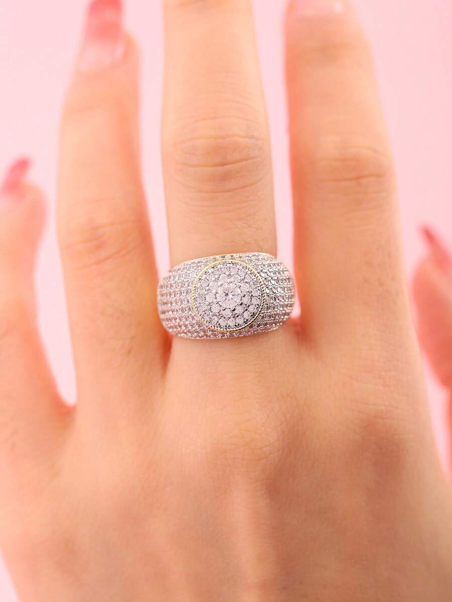 1 Vòng Trang Trí Đính Đá Cubic Zirconia Thời Trang Cho Nữ Để Trang Trí Hàng Ngày - Nhiều màu - Xem 1