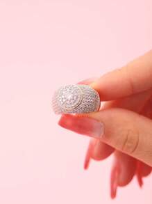 1 Vòng Trang Trí Đính Đá Cubic Zirconia Thời Trang Cho Nữ Để Trang Trí Hàng Ngày - Nhiều màu - Xem 2