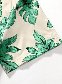 Manfinity RSRT Men Tropical Print Shirt Without Tee - Multicolor - View 5