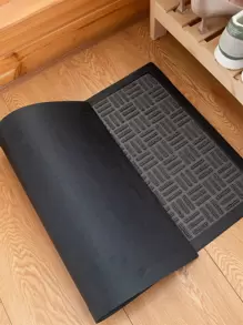 1pc Striped Pattern Door Mat, Modernist Polyester Anti-Slip Indoor Outdoor Rug For Home ,Room Decor - Multicolor - View 2