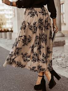 Váy nữ Hoa Boho - Màu be - Xem 2