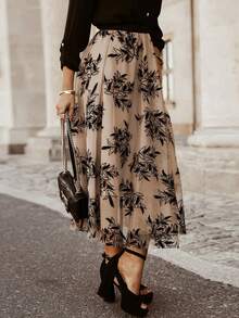 Váy nữ Hoa Boho - Màu be - Xem 3