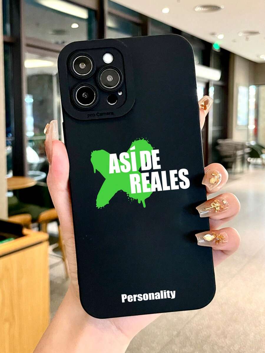 Funda para móvil con estampado de letra - Multicolor - Ver 1