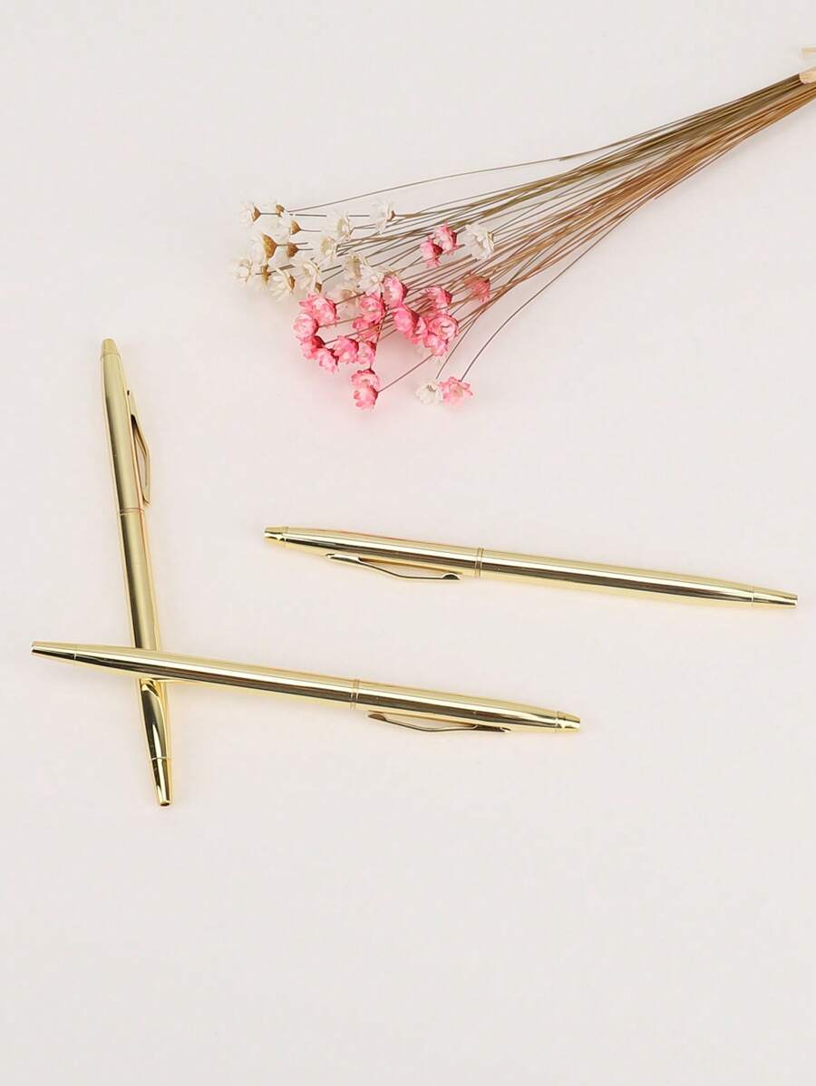 1支不銹鋼金屬圓珠筆簡單多功能辦公書寫筆學生