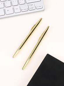 1支不銹鋼金屬圓珠筆簡單多功能辦公書寫筆學生