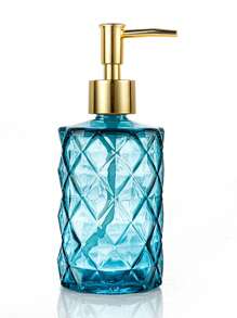 1 Giá đỡ đĩa xà phòng thủy tinh, Đĩa xà phòng hình đá hiện đại cho phòng tắm - Màu xanh lam - Xem 1