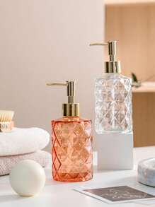 1 Giá đỡ đĩa xà phòng thủy tinh, Đĩa xà phòng hình đá hiện đại cho phòng tắm - Màu xanh lam - Xem 4