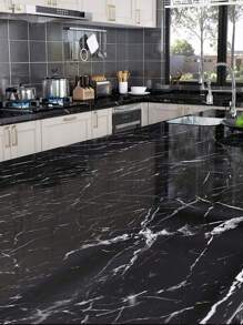 1 Giấy Dán Tường PVC, Cuộn Keo Dán Tường Họa Tiết Đá Cẩm Thạch Hiện Đại Cho Gia Đình - Nhiều màu - Xem 6