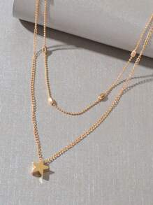 Dây chuyền nhiều lớp - Vàng - Xem 3