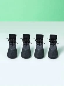 4入組透氣寵物鞋子適用於狗狗和貓適用於戶外