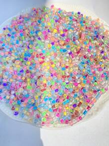 450克混色糖果色繩珠套裝適用於項鍊、手鍊、耳環DIY珠寶製作 - 彩色 - 查看 5