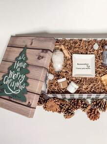 1入組瓷質首飾托盤現代標語圖形首飾收納展示櫃托盒適合母親節禮物 - 白色 - 查看 3