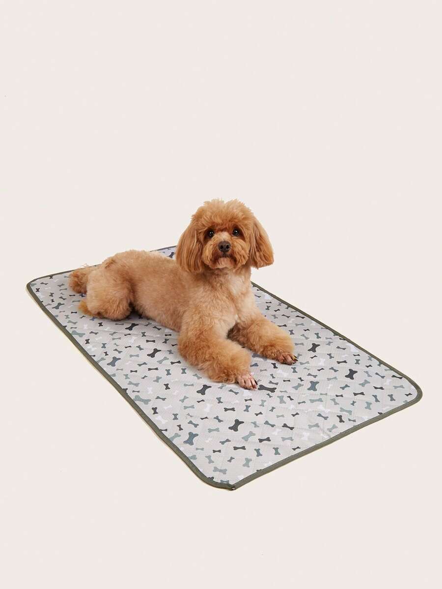 1PC Xương In Thùng Thú Cưng Thảm Cho Chó Ngồi - Nhiều màu - Xem 1