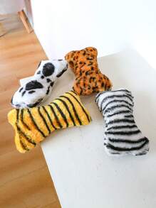 1 pieza Juguete de felpa para mascota al azar hueso - Multicolor - Ver 7