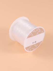 Dây chuyền chỉ hạt nylon không co giãn rõ ràng 0,2-0,6mm để cung cấp đồ trang sức - trắng - Xem 1