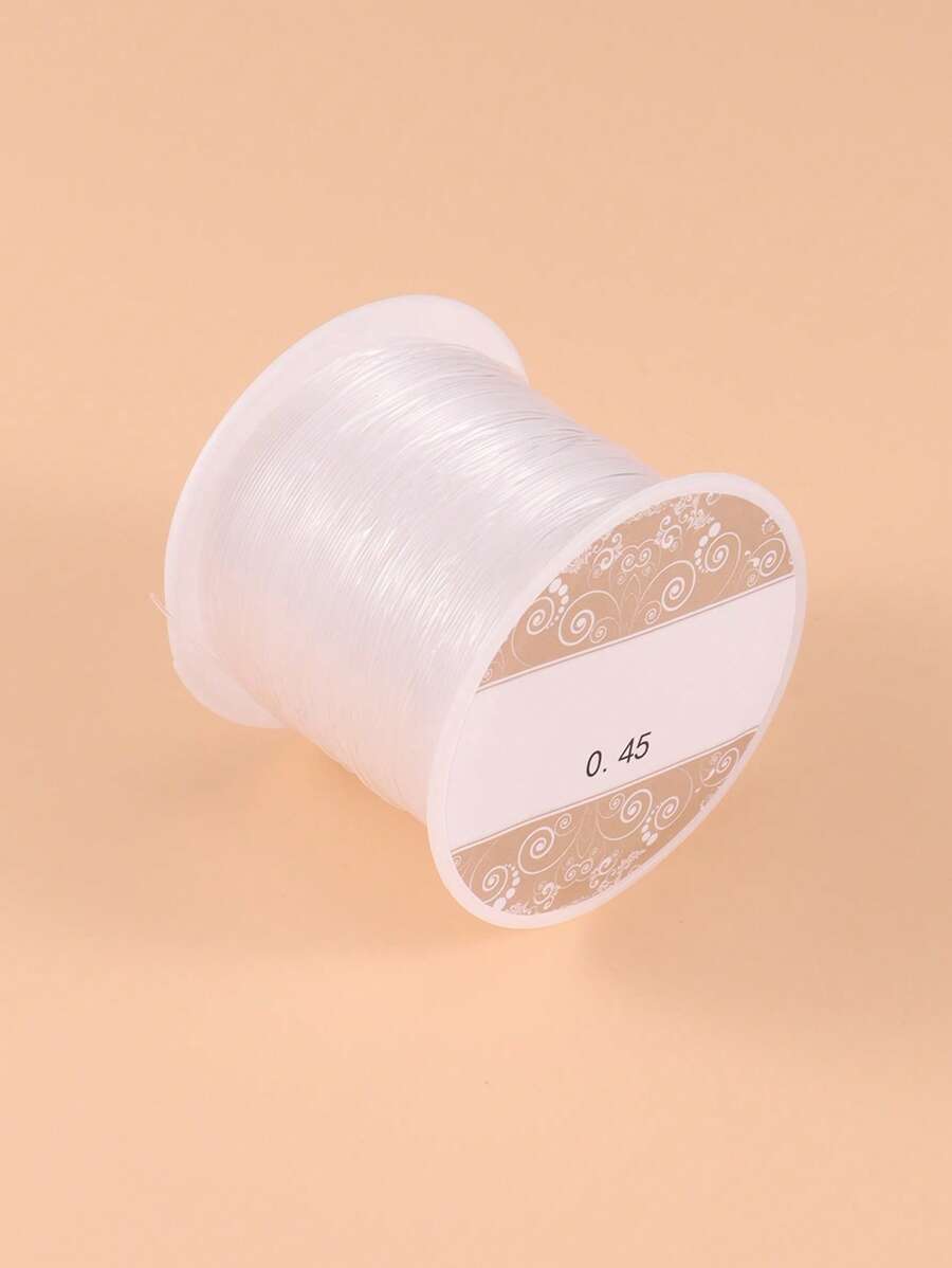 Dây chuyền chỉ hạt nylon không co giãn rõ ràng 0,2-0,6mm để cung cấp đồ trang sức - trắng - Xem 1