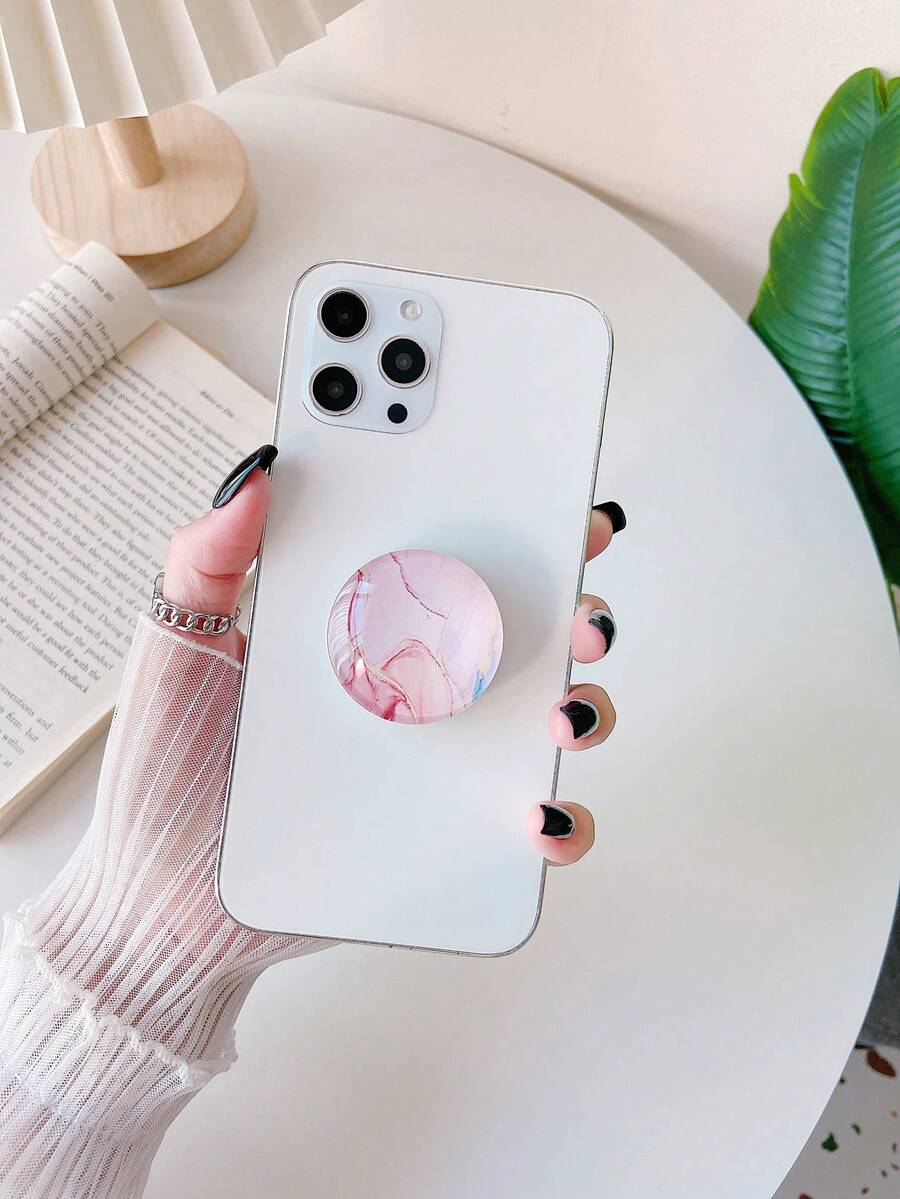 1pc Marble Print StandOut Phone Grip Holder SHEIN Singapore