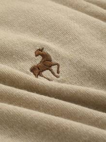 DAZY 動物刺繡圓領T恤