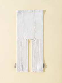 4雙女孩蝴蝶結裝飾時尚褲襪日常裝飾 - 彩色 - 查看 6