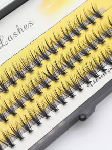 1盒8mm20D人造貂皮單個睫毛 - 黑色 - 查看 3