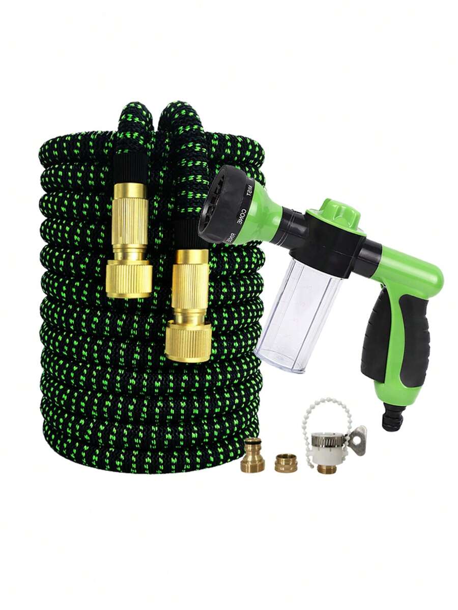 5pcs/set TPE Watering Gun Set, High Pressure Garden Hose Nozzle Set For Garden - Multicolor - View 1