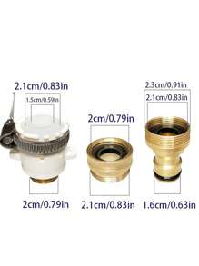 5pcs/set TPE Watering Gun Set, High Pressure Garden Hose Nozzle Set For Garden - Multicolor - View 6